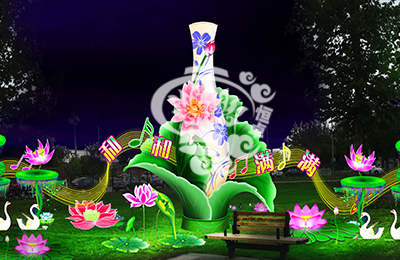 自貢彩燈——和諧美滿